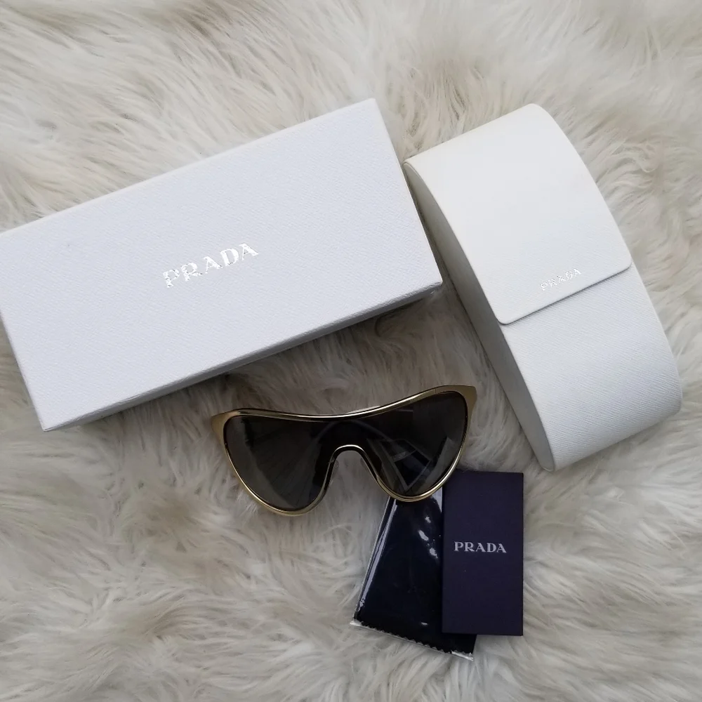 Prada PR72VS Shield Sunglasses karenscompany.com display picture 3